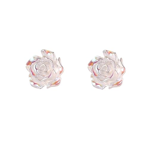 OEIOTEI Rosen Ohrstecker 925 Sterling Silber Ohrstecker für Frauen Rosen Blumen Ohrringe Irisieren Kleine Rosenohrstecker in Echtsilber Ohrringe für Damen Designerschmuck Hypoallergen Ohrschmuck OEIOTEI Rosen Ohrstecker 925 Sterling Silber Ohrstecker für Frauen Rosen Blumen Ohrringe Irisieren Kleine Rosenohrstecker in Echtsilber Ohrringe für Damen Designerschmuck Hypoallergen Ohrschmuck