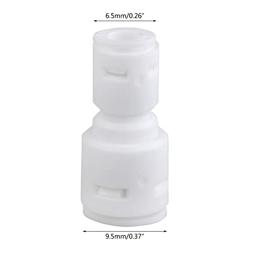 Yisawroy 10 Stks Rechte Adapter 3/8 "naar 1/4" Pijp Aansluiting Fittingen Slip Lock Quick Connector Waterzuiveraar Accessoires snelkoppelingen push om sanitair snel duwen naar connector aan te sluiten - Image 4