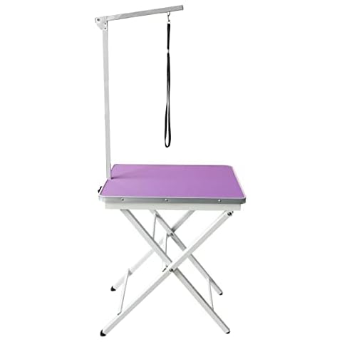 Flying Pig Grooming Mini Size Pet Dog Portable Grooming Table (Purple) Cover