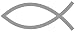 Samunshi® Aufkleber Christenfisch Jesusfisch ICHTHYS Scheibenaufkleber in 7 Größen und 25 Farben (10x4cm grau)