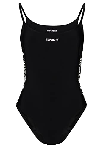 Superdry Womens 30-Swimwear Badeanzug, Black, Medium