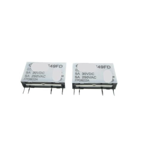 Relais 24V CC HF49FD JZC-49F 024-1H11 pour automatisme industriel et carte électronique 5A