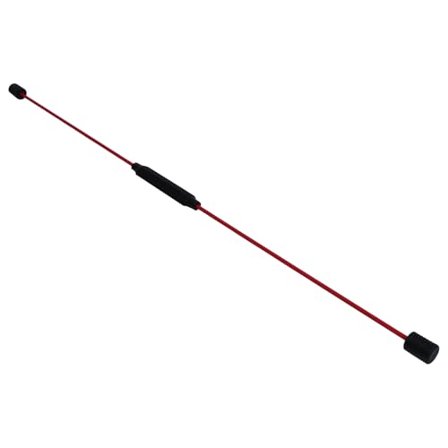 Toddmomy Workout Vibration Stick Household Elastic Rod Portable Storage Bag Included