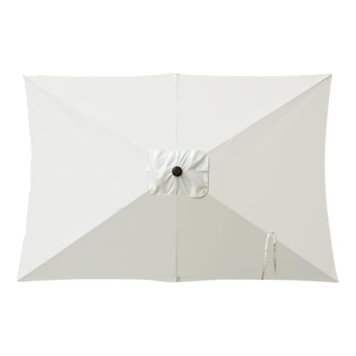 Acunny Lona de repuesto para sombrilla | Rectangular toldo de reemplazo - Sombrilla impermeable para jardín, piscina, terraza y mesa, beige, Siehe Beschreibung