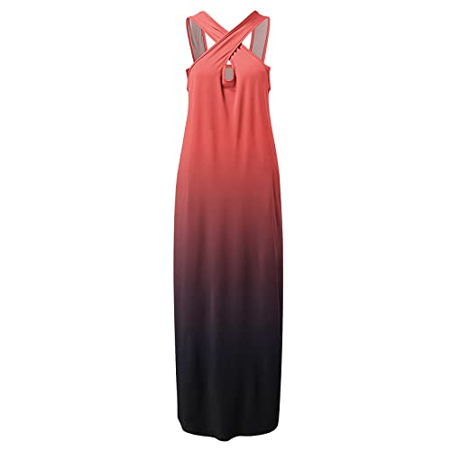 Robe longue d'été décontractée idéale pour vos balades en bord de mer et terrasses