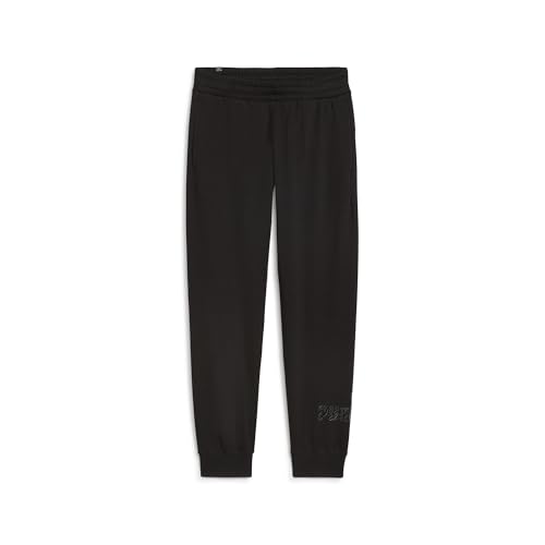 PUMA Ess+ Animal Pants FL pantalon tricoté avec imprimé sauvage et finitions bords-côtes