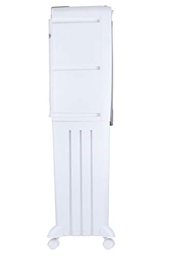 Image of USHA Aerostyle Tower Electronic Air Cooler, Honeycomb Pads, Ice Chamber, Humidity Control, Closeable Louvers, White (50 Liter Manual)