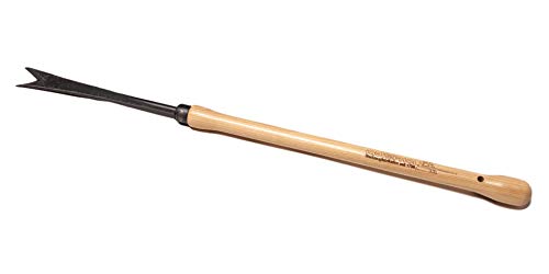 Preisvergleich Produktbild STILTREU Unkrautstecher geschmiedet, mit Eschen-Knopf-Stiel (48 cm)