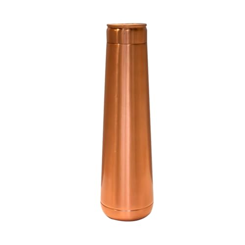 Image of ATTRO Arth Copper Bottle Design Boosts Immunity Leakproof & Lightweight |Anti-Bacterial, BPA Free with Secure Cap for School, Travel, Gym & Work 900ml Matt