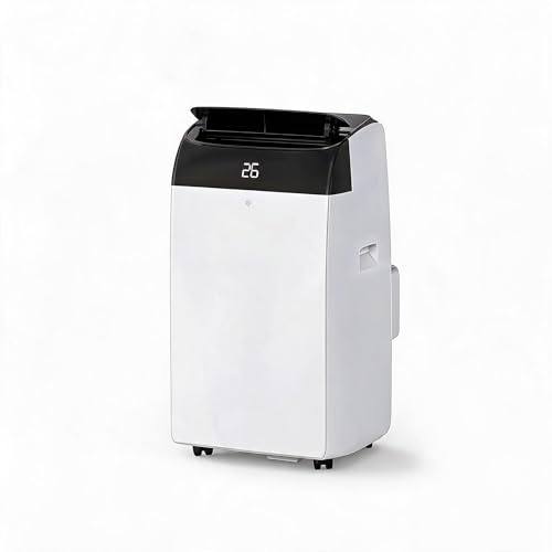 Image of Aptliton Portable Air Conditioner 12000 BTU 4-in-1 Air Conditioning Unit with Cooling Fan Dehumidifier Follow Me Remote Control 24H Timer Sleep Mode LED Display Window Kit White