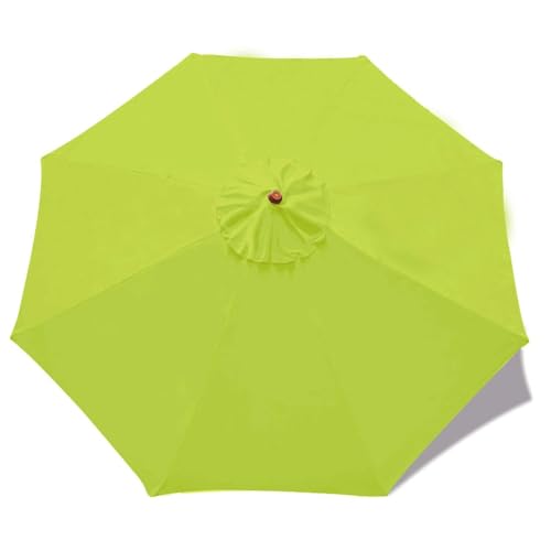 Image of ABCCANOPY 9ft Outdoor Umbrella Replacement Top Patio Umbrella Market Umbrella Replacement Canopy with 8 Ribs(Canvas Ginkgo)