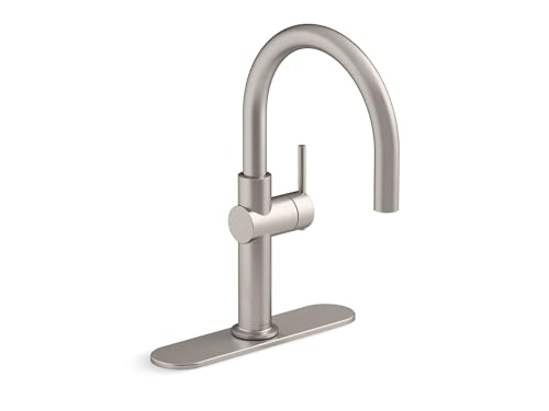Kohler K-22975-VS Crue Kitchen Sink Faucet, Vibrant Stainless