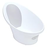 シンクで使える ベビーバス 赤ちゃん お風呂 沐浴 【 Shnuggle シュナグル 】 ホワイト×グレー 滑り止め 排水ラクラク 止水栓つき キッチン 洗面所