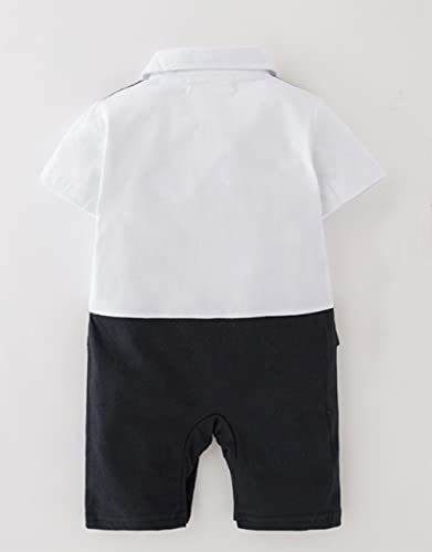 Pijama Enterizo de Algodón con Corbatín para Bebé 6 Meses miniatura 2