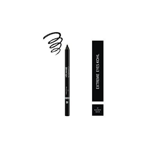 Chambor Extreme Eyes Long Wear Kohl Blackest black No.01 1.2g miniatura 1