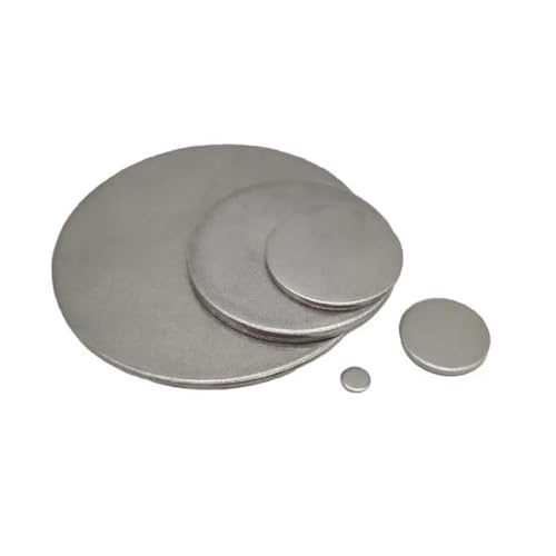 Chapa Acero Inoxidable Placa circular de acero inoxidable 304 Disco plano redondo Hoja(0.8x50mm 1pcs)