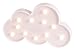 Produktbild levandeo LED Wolke 29x18cm Weiß Lampe Leuchtbild Kinderzimmer Licht Dekoleuchte Deko Nachtlicht WandleuchteTischdeko