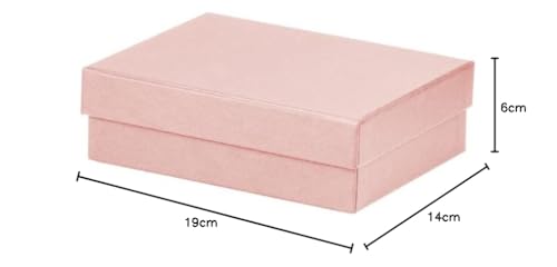 Rössler Boxline 13401453585 Cardboard Box Rectangular 140 x 190 x 60 mm Powder, Powder Pink - Image 2