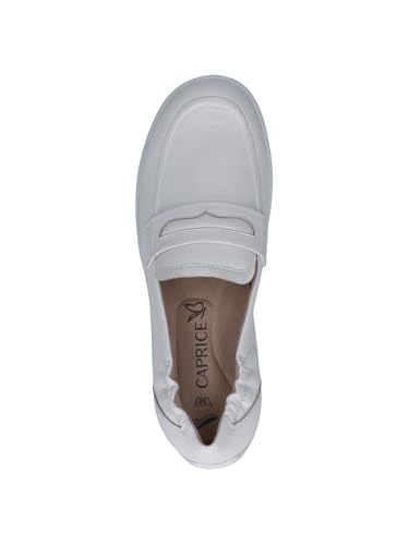 Caprice Damskie 9-24400-44 pantofle, białe nappa, 36 EU, White Nappa, 36 EU