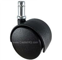 CasterHQ - 50MM (2") Office Chair Caster - 1 Piece - 90 LBS Capacity PER Caster