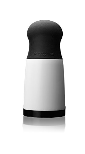 Microplane White Cheese Mill Grinder-Black, 2.6