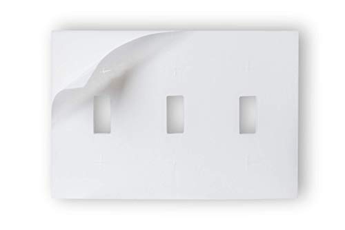 Stick 'N' Seal Adhesive Backed Triple Switch Draft Sealers. Save Energy and Money. Pack of 3