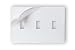 Stick 'N' Seal Adhesive Backed Triple Switch Draft Sealers. Save Energy and Money. Pack of 3