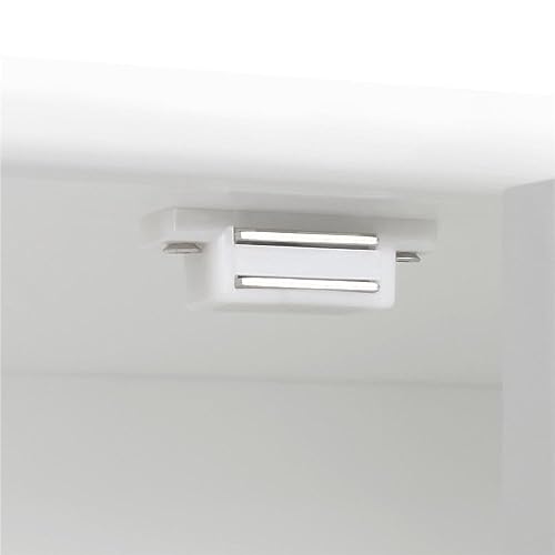 Yaheetech Badschrank Küchenschrank Kommode Aufbewahrungsschrank mit Schublade und Doppeltür Badezimmer 60 x 30 x 80 cm LBH Weiß