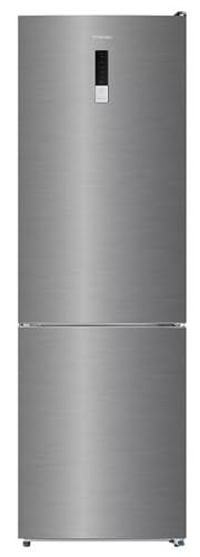 INFINITON Frigorifico CombiFGC-310C88XEE, 310 Litros, 188 cm de Altura, No Frost Total, Fast Cooling y Fast freezing, LED interior, E, Inox
