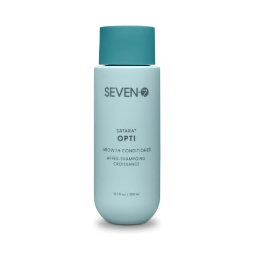 SEVEN Satara Opti Growth Conditioner, Strengthening Conditioner for Thinning Hair, Scalp Nourishing Formula with Procapil Capixyl ProVitamin B5, Fuller Looking Hair Care, 10.1 fl oz