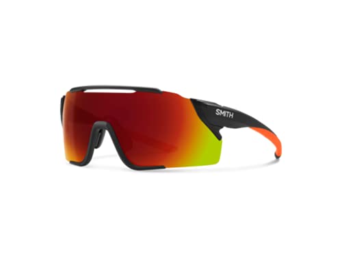 SMITH Attack Rectangle Sunglasses for Men for Women +BUNDLE with ACCESSORY EYEWEAR KIT