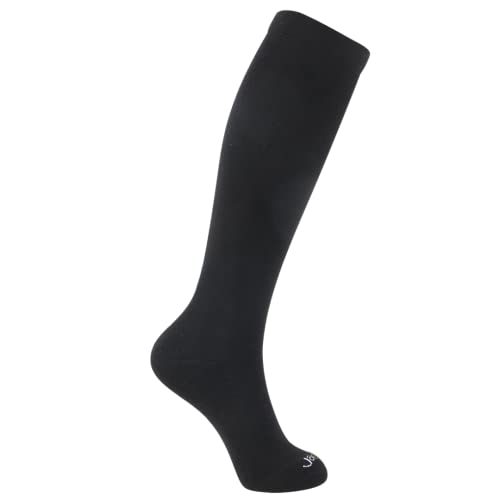 Image of ja vie Ultra Warm Merino Wool Compression Socks for Men & Women Cushion Crew Socks for Running Cycling Travel (15-20mmHg)