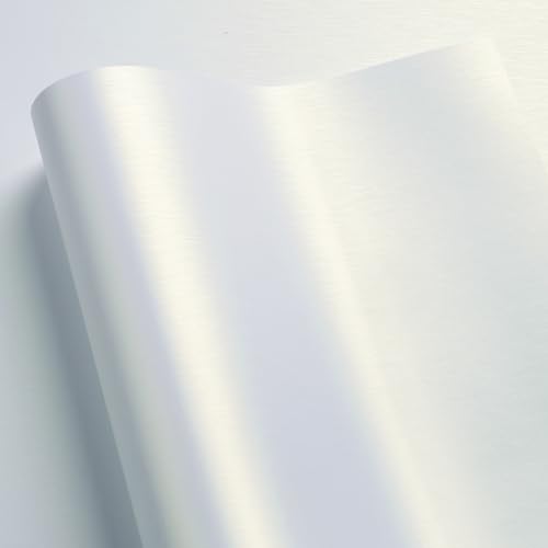 Oficina, Sports LACHEERY - Papel de contacto blanco de acero inoxidable para nevera, despegar y pegar, papel tapiz metálico, para cocina, extraíble, resistente al calor,...