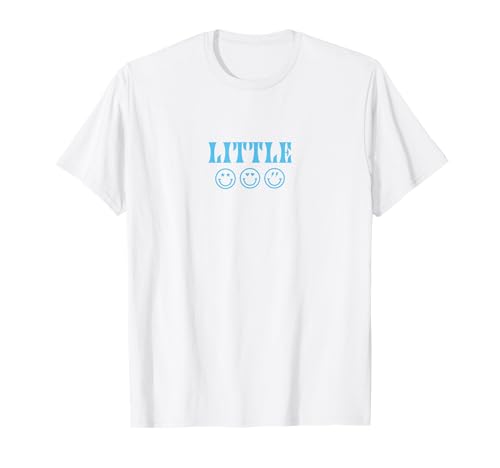Big Little Sorority Reveal Little Smilies Retro T-Shirt