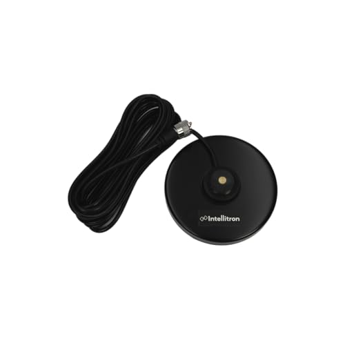 Intellitron MM-2105M 5in Magnet Mount with NMO Connector with 17ft Coax PL259
