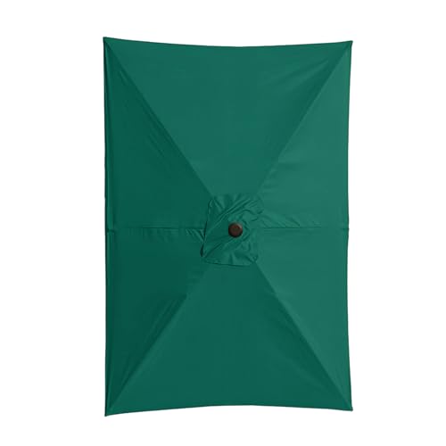 Toldo de repuesto para sombrilla de patio terraza rectangular y lona de jardín impermeable