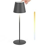 2-JAHRE Garantie und 100 % Zufriedenheitsgarantie: Die LED akku tischleuchte besteht aus Metall und Kunststoff, was die Vorteile einer guten Lichtdurchlässigkeit, guten Hitzebeständigkeit, nicht leicht zu altern, nicht leicht zu verformen und gute Stabilität hat. Sie können zuverlässige Qualität genießen, CE ROHS zertifiziert. Wir bieten jetzt eine KOSTENLOSE 2-Jahres-Garantie mit jedem Kauf!