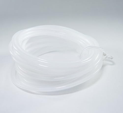 LDPE Tubing 25 Foot Roll 0.25" OD x 0.17" ID Flexible, Durable, and Versatile Natural Color