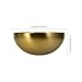 HOLIDYOYO Stainless Steel Salad Bowl Gold Mixing Bowls 10 Inch Nesting Bowl Deep Snack Bowl Korean Large Serving Bowl for Kitchen Mixing Cooking Baking Prepping, 25.00X25.00X11.00CM, Golden