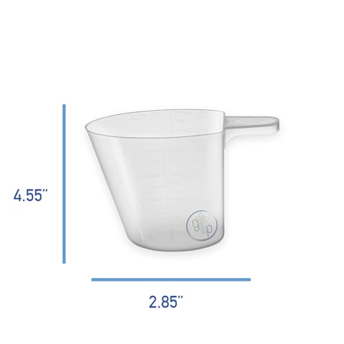 Vaso medidor plástico natural 8 oz (250 cc) miniatura 3