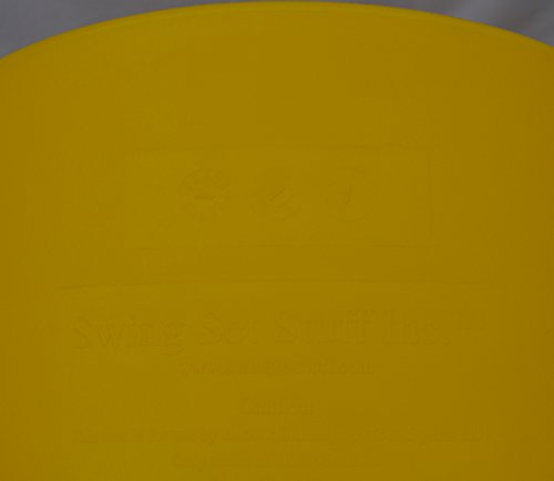 Swing Set Stuff Highback Full Bucket with 5.5' Coated Chain & SSS Logo Sticker, Yellow