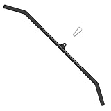 ZXY 39'Home Gyms Fitness Tricep Press Down Bar LAT Pulldown Bar Handle Attachment for Pulley System Cable Machine with Rubber Handgrips for Gym, Strength Workout, Body Training, Muscle Building