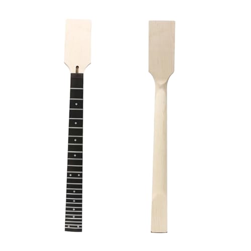 DIY Guitar Necks Double Rocking 24 Fret Ebony Fingerboard Maple Neck Guitar Accessories Headstock