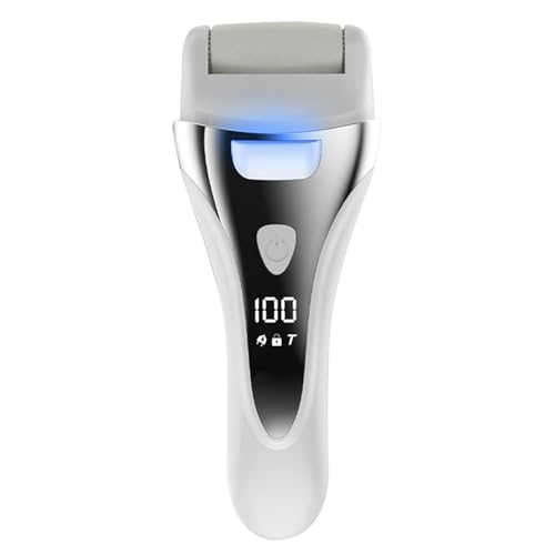 Moulin à pied électrique et râpe anti-callosités rechargeable avec affichage numérique