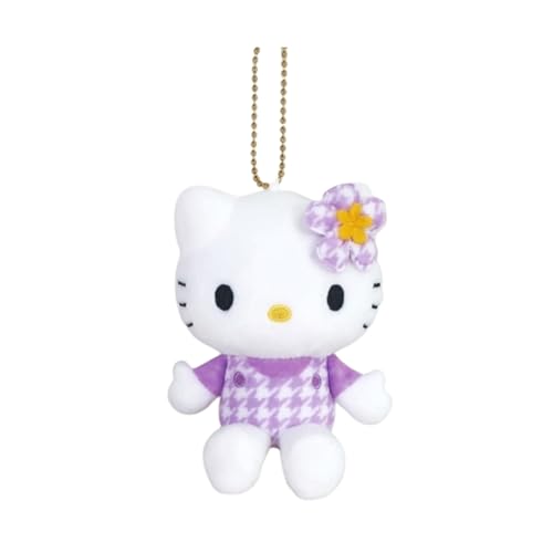 ナカジマコーポレーション(Nakajima Corporation) ハローキティ マスコットコレクション カオハナ パープル 198716-24 H10×W8.5×D4.5cm