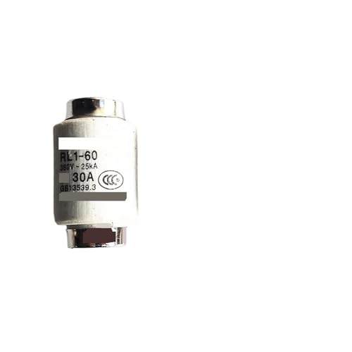 Fusible cerámico RL1-60 de 30A uno para solucionar sobrecargas en sistemas eléctricos