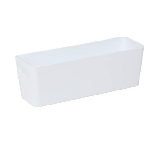 Wham 7.01 Rectangular 30cm Home Studio Storage Basket (White)