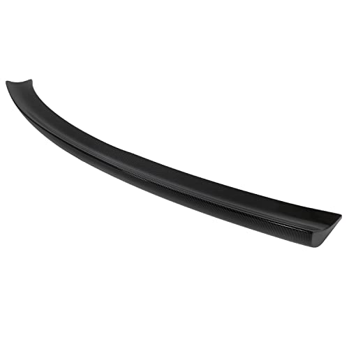 Kuafu GO-2555 Trunk Spoiler Wing Compatible With 2008-2015 Mercedes Benz W204 C-Class & C63 2 Door Coupe Rear Winglet Abs Plastic Carbon Fiber Style thumb #2