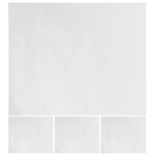 TOVINANNA Juego de 4 Adhesivos de Espejo Autoadhesivos Decorativos de Acrílico Plata 30x20cm Resistentes para Baño y Uso Educativo