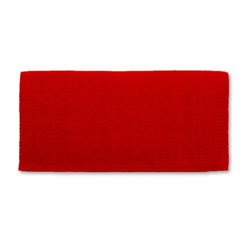 Mayatex San Juan 34X30 Show Red New Zealand Wool Saddle Blanket